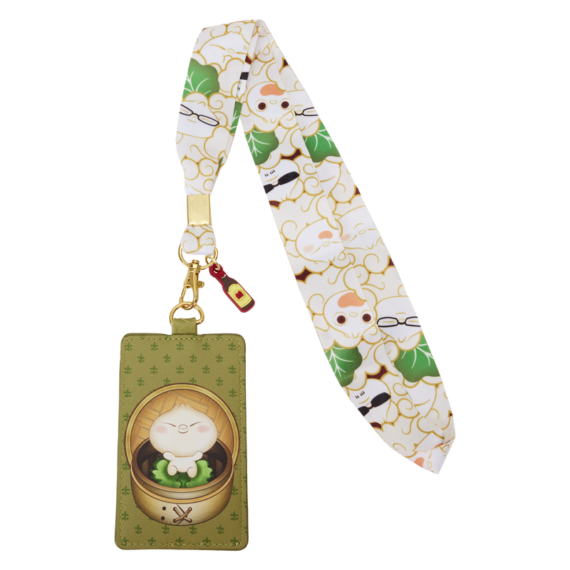 Pixar Shorts Bao Bamboo Steamer Basket Lanyard With Card Holder