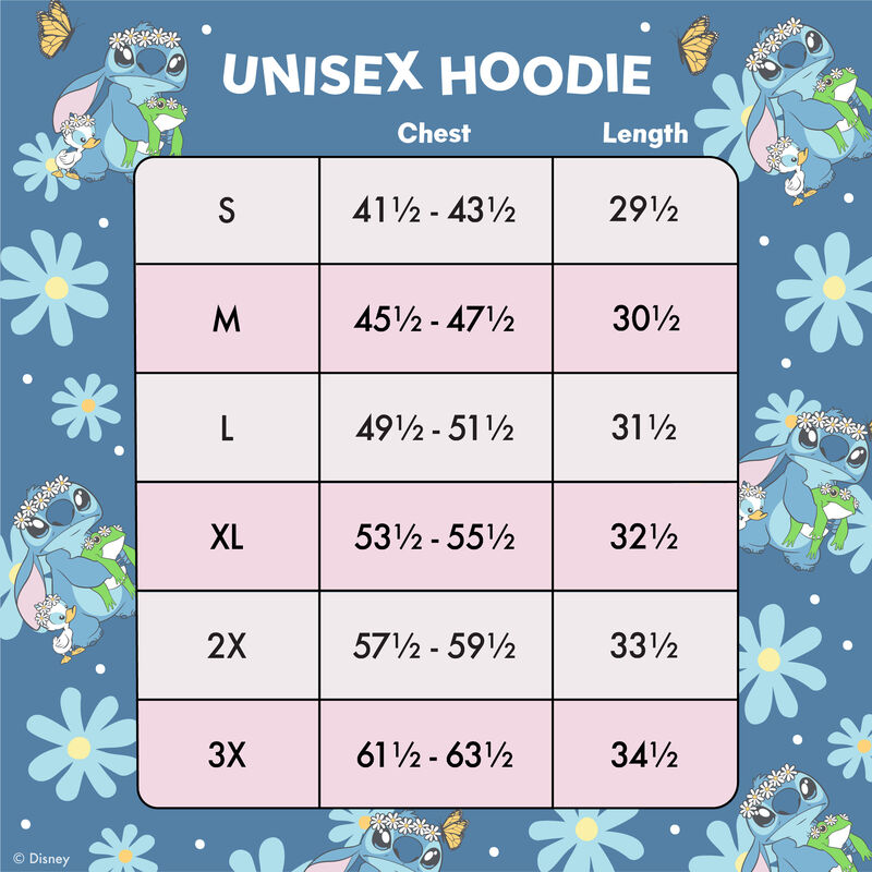 Stitch Springtime Daisy Cosplay Unisex Hoodie