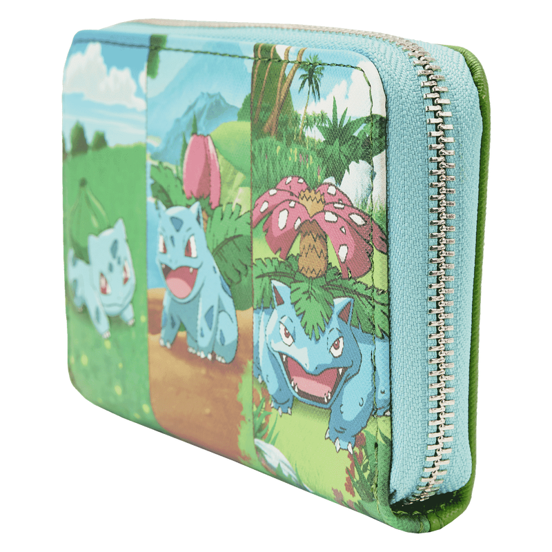 Pokémon Bulbasaur Evolution Zip Around Wallet