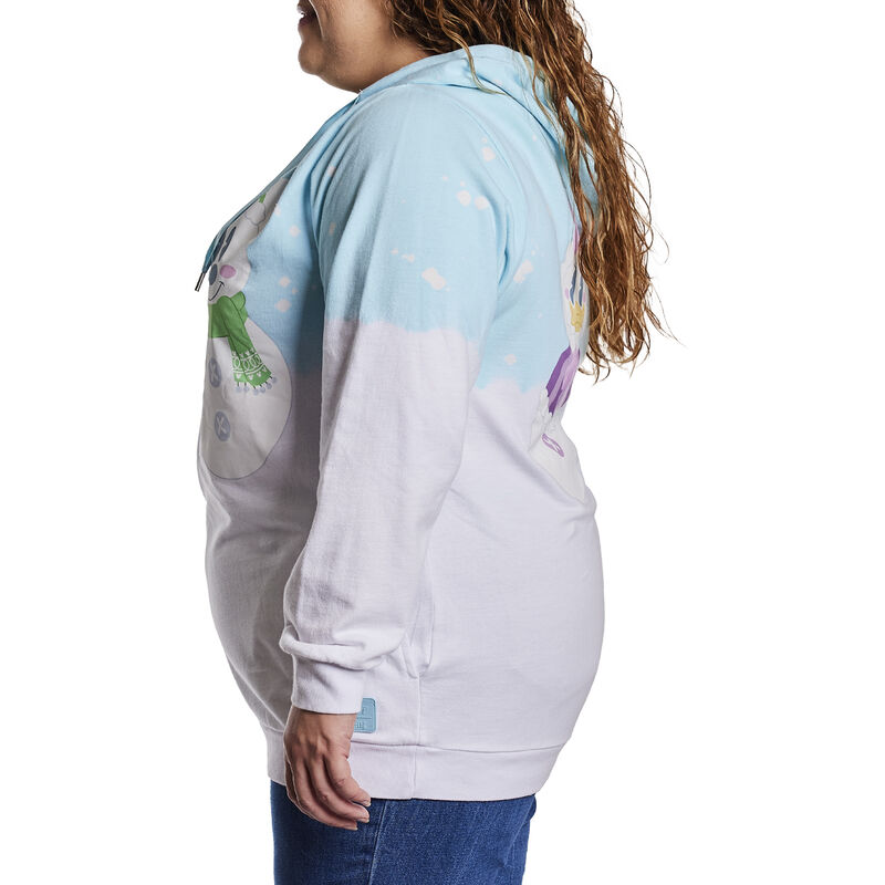 Mickey x26 Minnie Pastel Snowman Unisex Hoodie