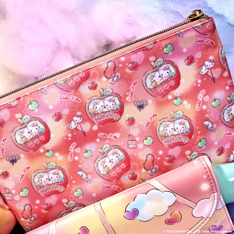Sanrio Hello Kitty Carnival All-Over Print Nylon Zipper Pouch
