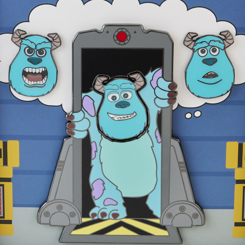 Pixar Sulley Door Mixed Emotions 4-Piece Pin Set