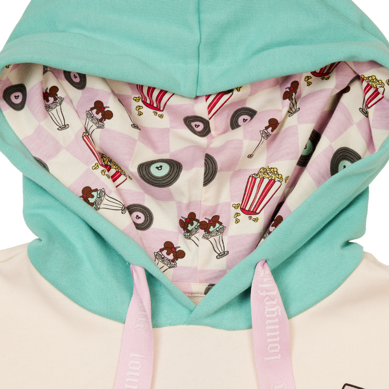 Mickey x26 Minnie Date Night Diner Jukebox Unisex Hoodie