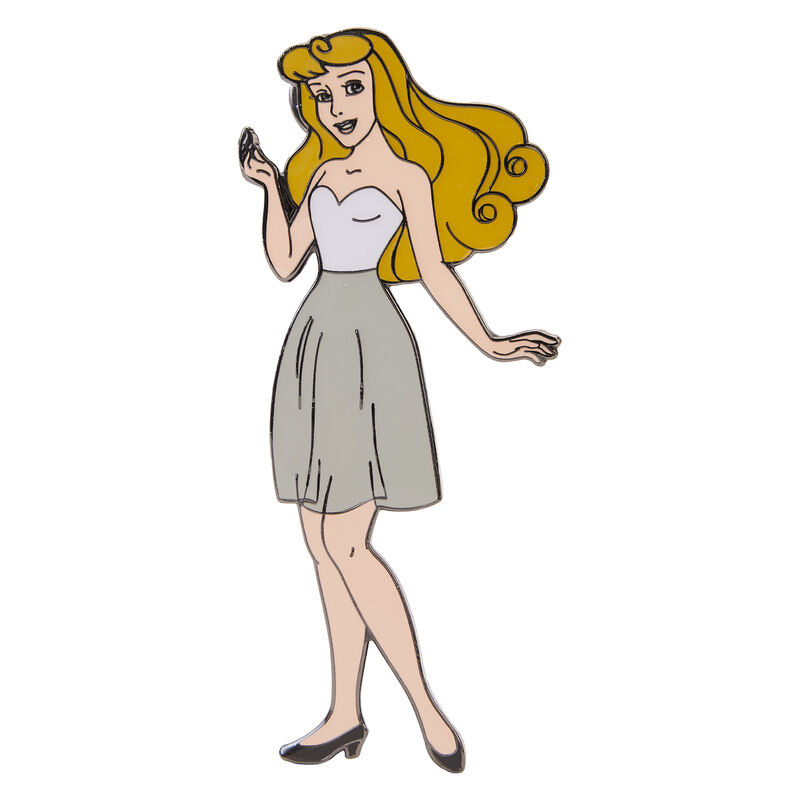 Princess Aurora Paper Doll Pin Set