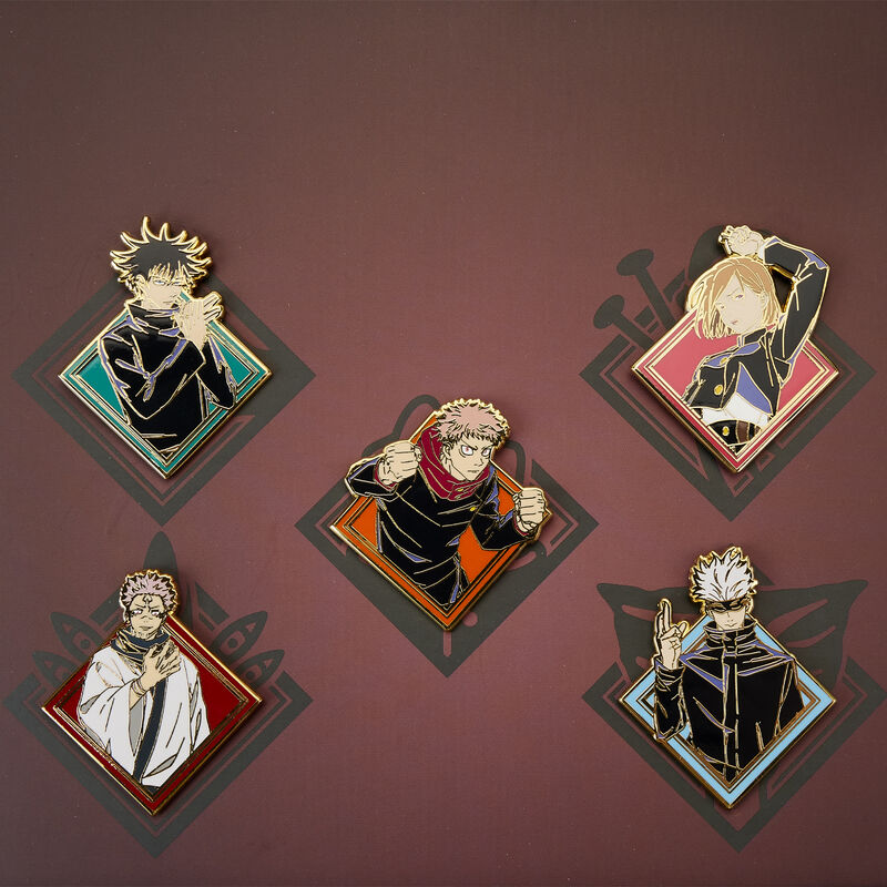 NYCC Limited Edition Jujutsu Kaisen Character 5pc Pin Set
