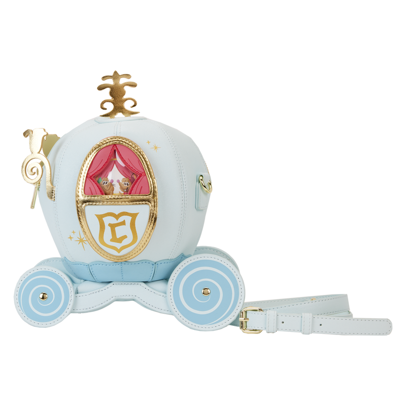 Stitch Shoppe Cinderella Exclusive Pumpkin Carriage Figural Crossbody Bag