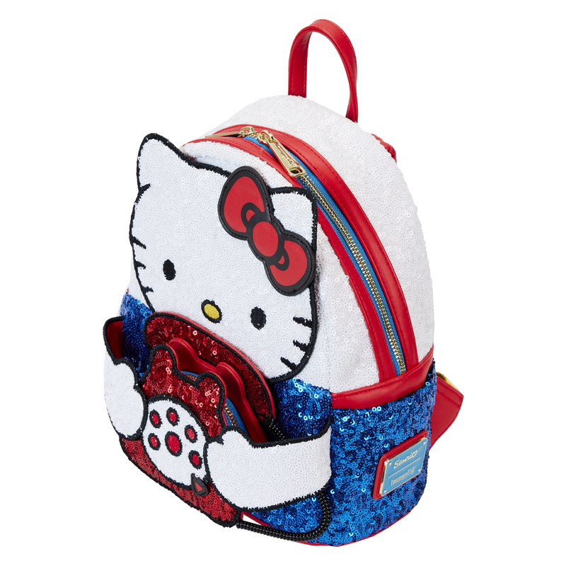 Sanrio Exclusive Hello Kitty 50th Anniversary Phone Sequin Cosplay Mini Backpack