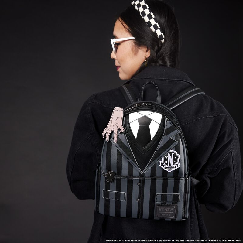 Wednesday Addams Exclusive Nevermore Cosplay Mini Backpack