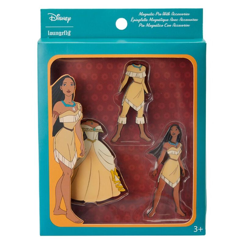 Pocahontas Magnetic Paper Doll Pin Set