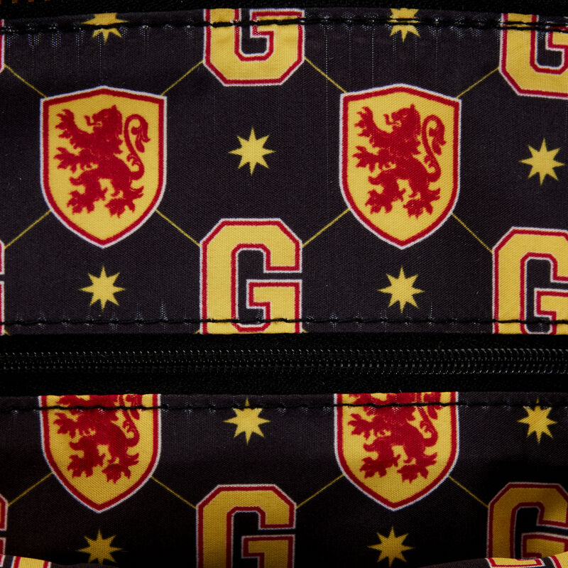 Harry Potter Gryffindor Patch Varsity Plaid Crossbody Bag