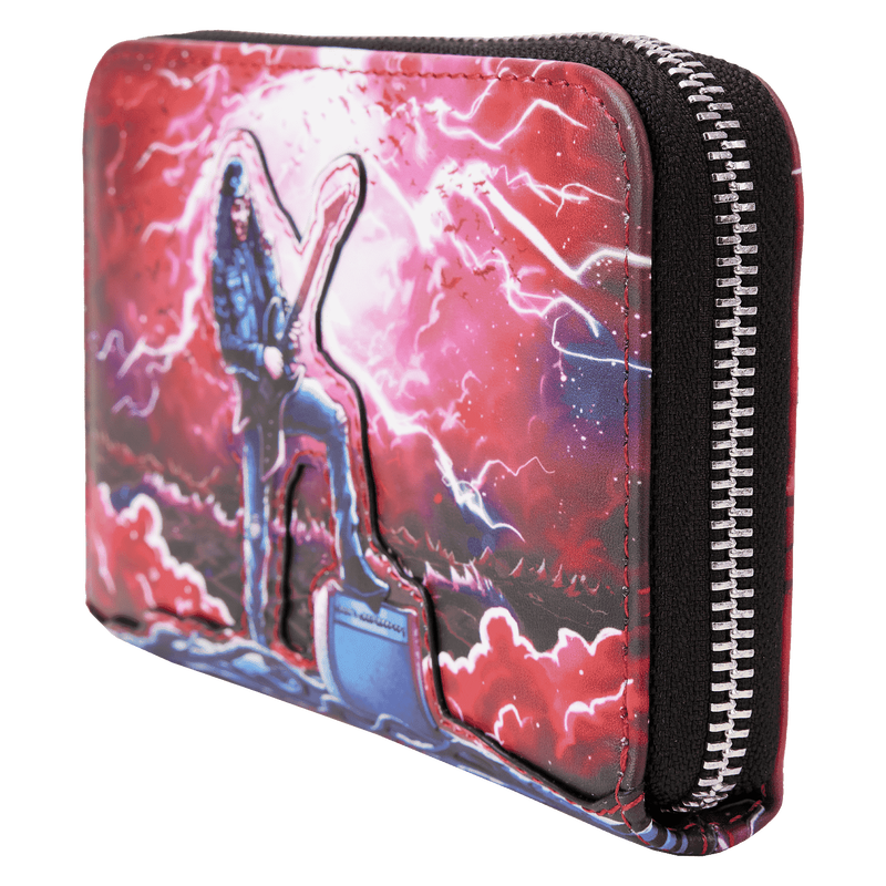 Stranger Things Eddie Munson Tribute Glow Zip Around Wallet