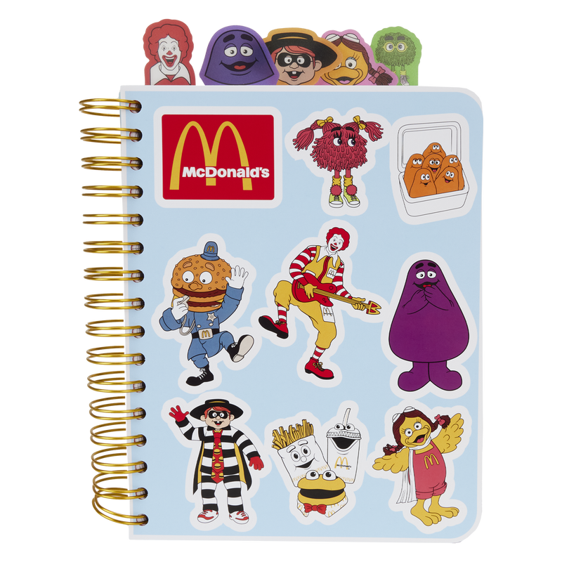 McDonald's McDonaldland Stationery Spiral Tab Journal