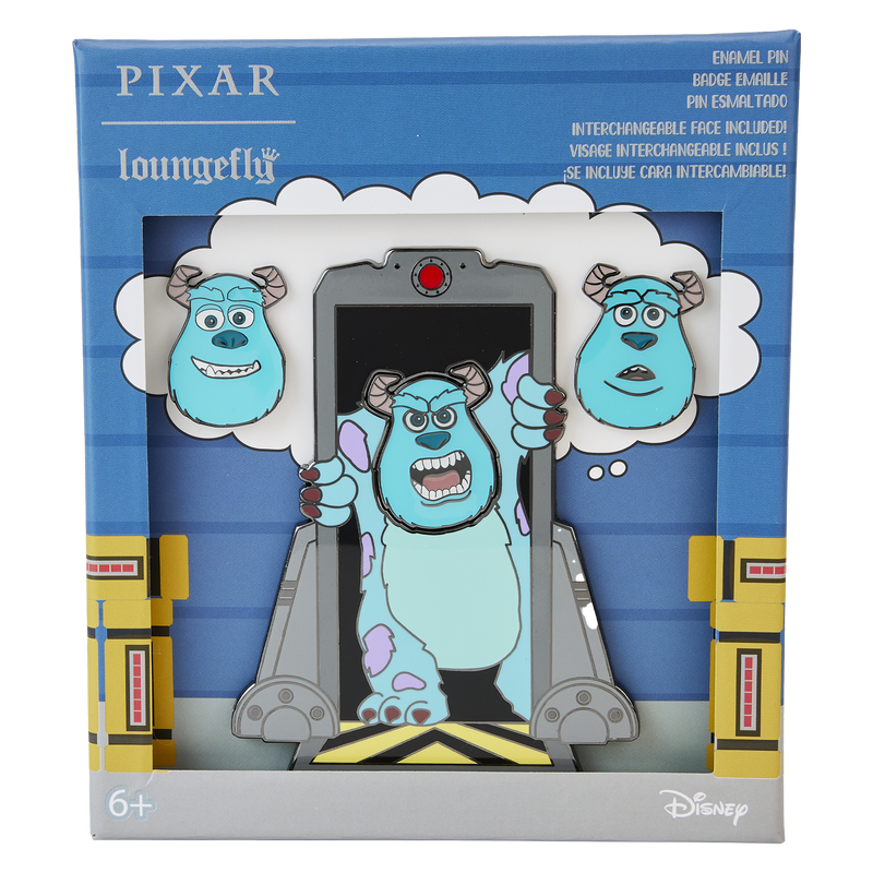 Pixar Sulley Door Mixed Emotions 4-Piece Pin Set