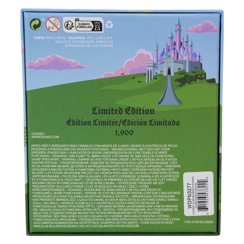 Sleeping Beauty Castle Three Good Fairies Stained Glass 3