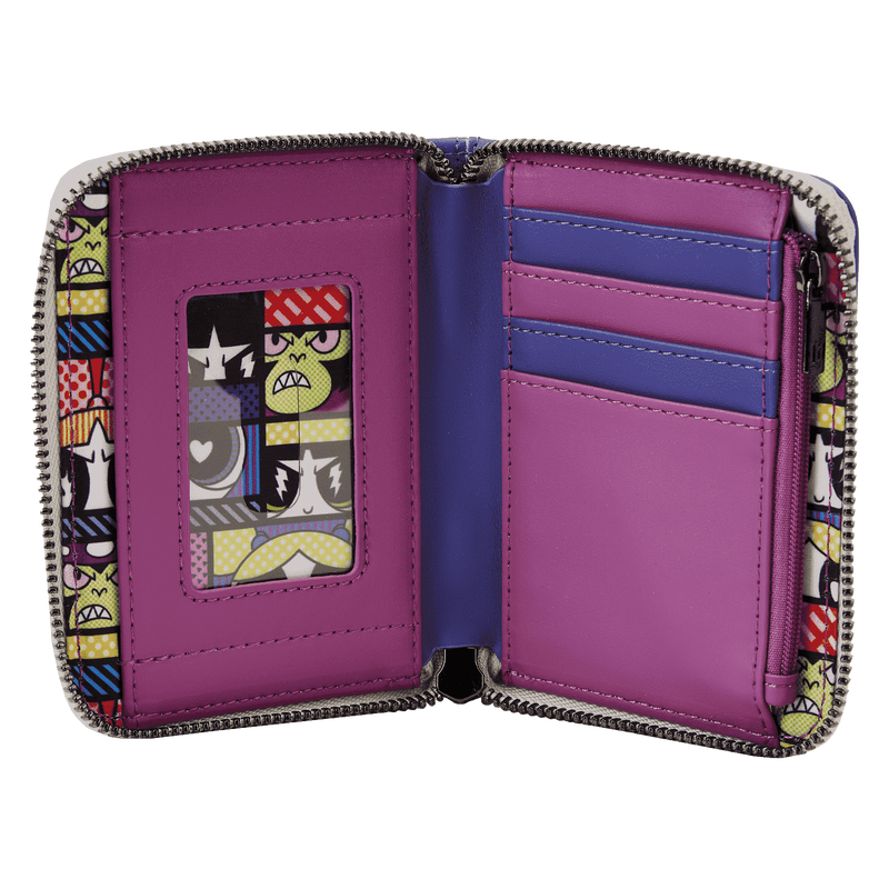 Powerpuff Girls Mojo Jojo Glow Cosplay Zip Around Wallet