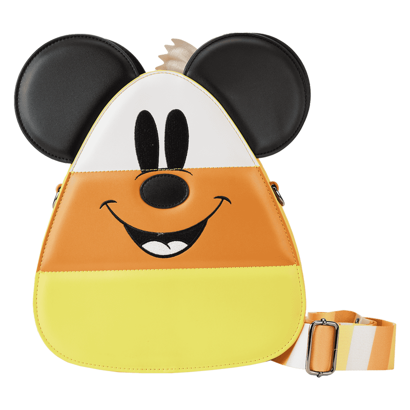 Mickey and Minnie Mouse Candy Corn Crossbody Bag