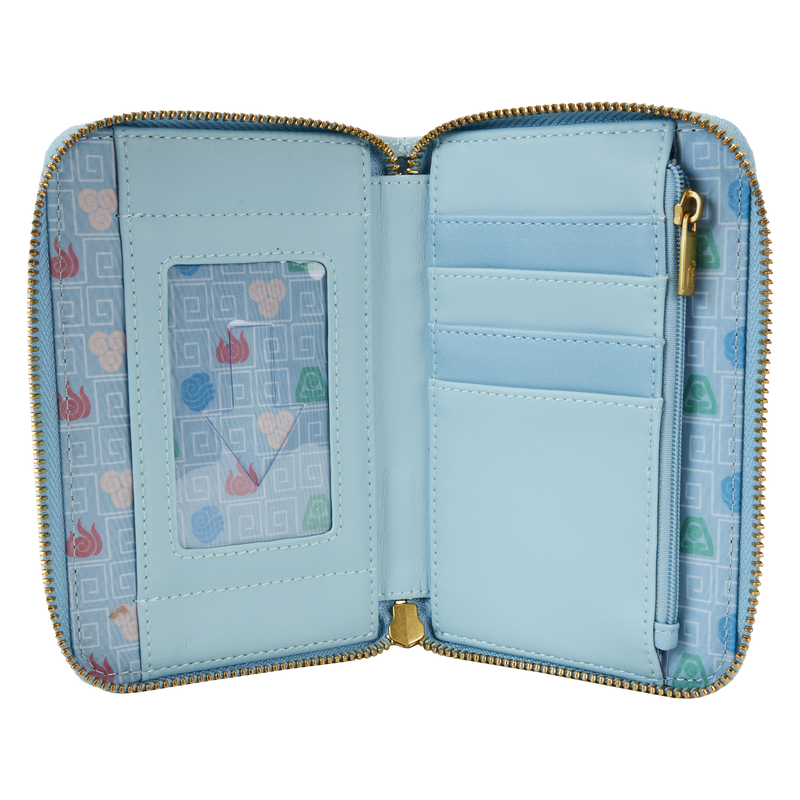 Avatar: The Last Airbender Aang, Appa, x26 Momo Zip Around Wallet