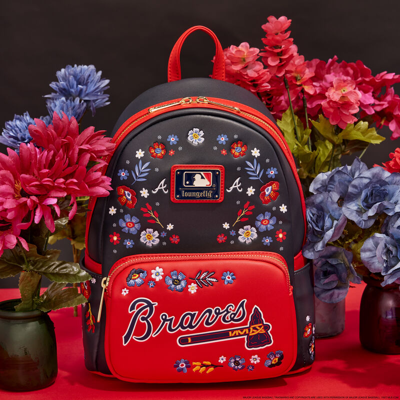 MLB Atlanta Braves Floral Mini Backpack