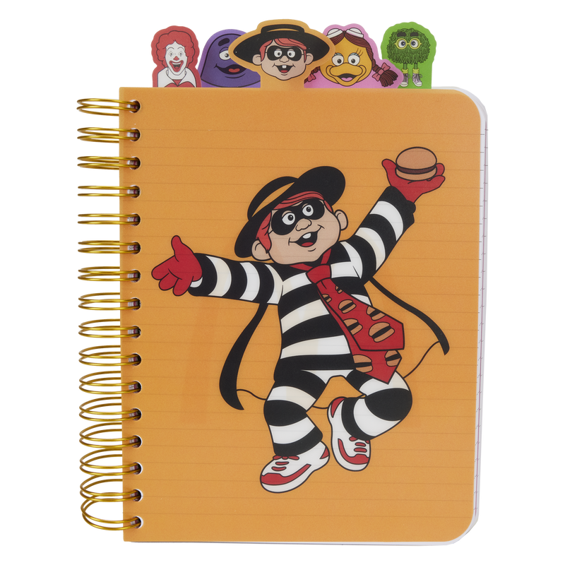 McDonald's McDonaldland Stationery Spiral Tab Journal
