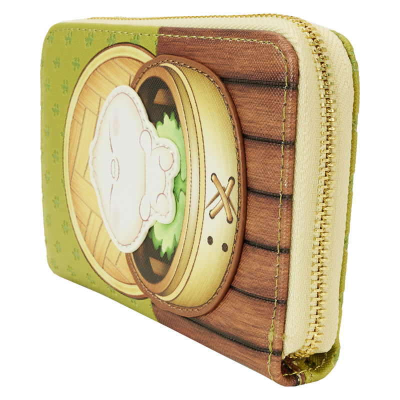 Pixar Shorts Bao Bamboo Steamer Basket Zip Around Wallet