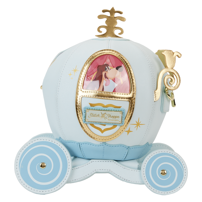 Stitch Shoppe Cinderella Exclusive Pumpkin Carriage Figural Crossbody Bag