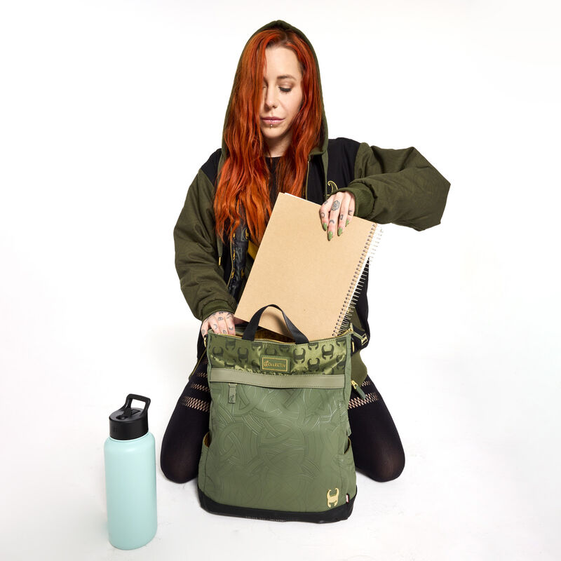 COLLECTIV Marvel Loki The CREATIV Convertible Backpack x26 Tote Bag