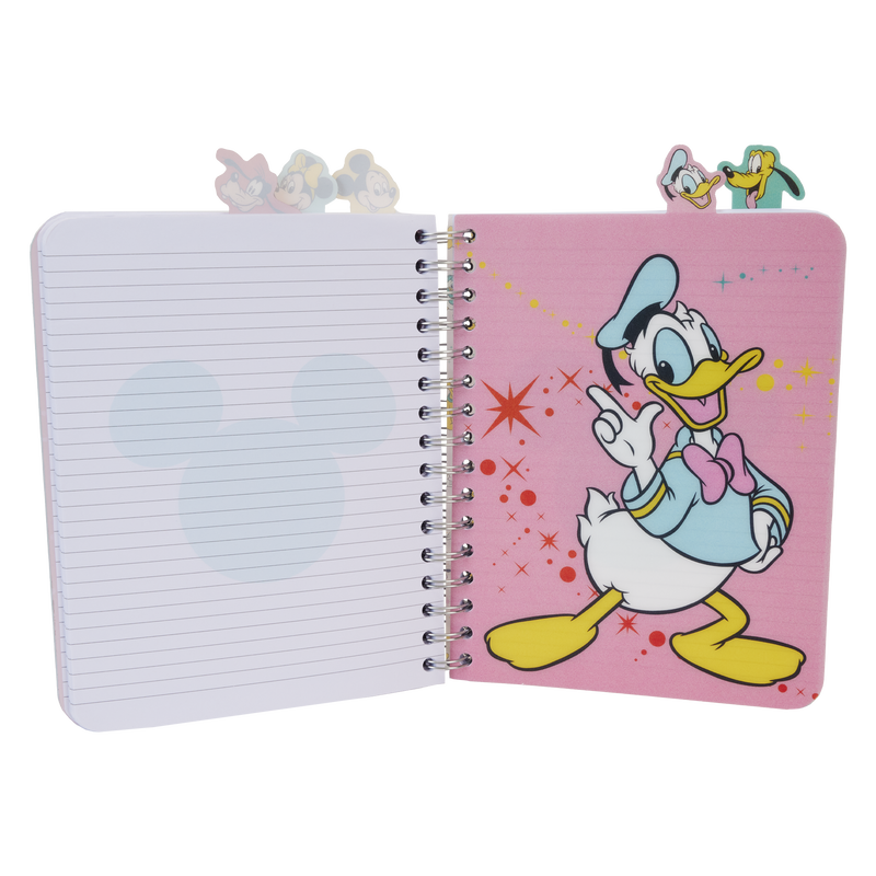 Disney100 Mickey x26 Friends Classic Stationery Spiral Tab Journal