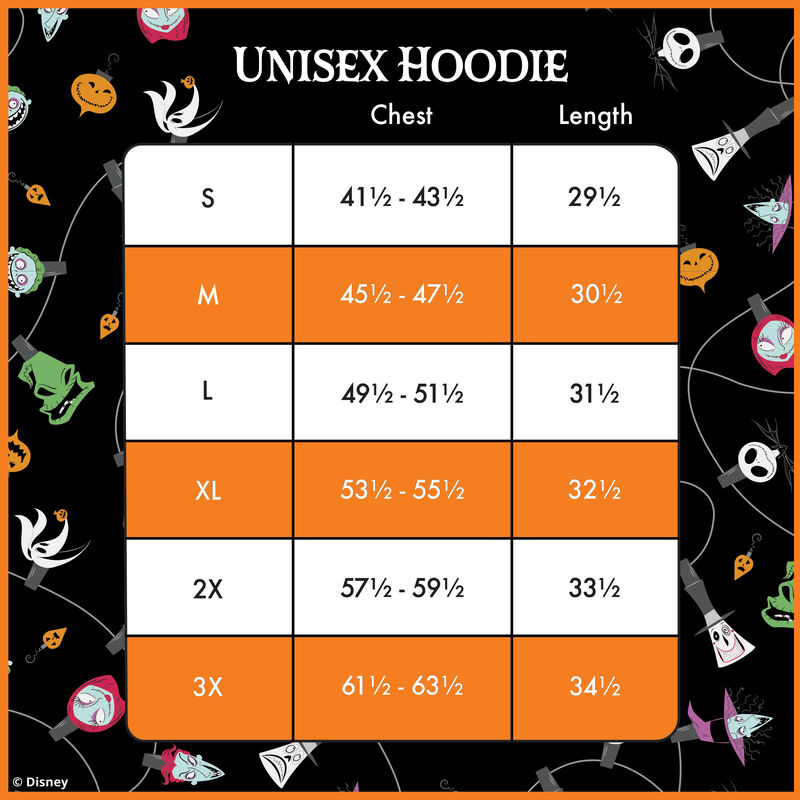 Nightmare Before Christmas Tree String Lights Unisex Hoodie