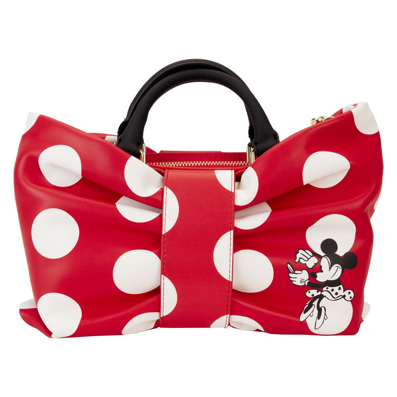 Minnie Mouse Rocks the Dots Classic Bow Figural Crossbody Bag