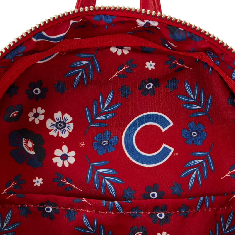 MLB Chicago Cubs Floral Mini Backpack