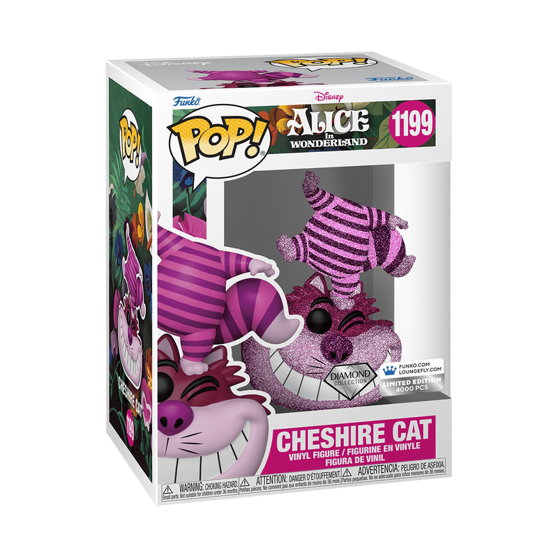 Disney100 Limited Edition Platinum Alice in Wonderland Cheshire Cat Cosplay Pop! x26 Bag Bundle