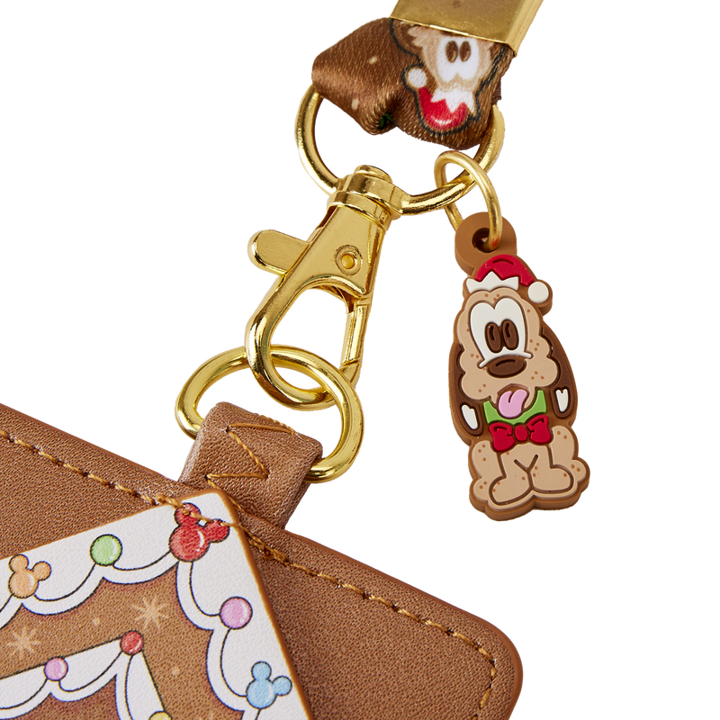 Mickey x26 Friends Gingerbread House Lanyard With Card Holder