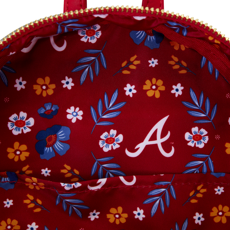 MLB Atlanta Braves Floral Mini Backpack