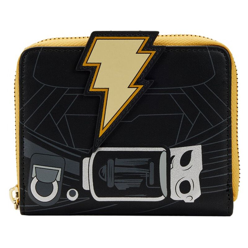 Black Adam Glow Cosplay Zip Around Wallet