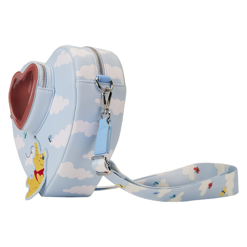 Winnie the Pooh x26 Friends Floating Balloons Heart Figural Crossbody Bag