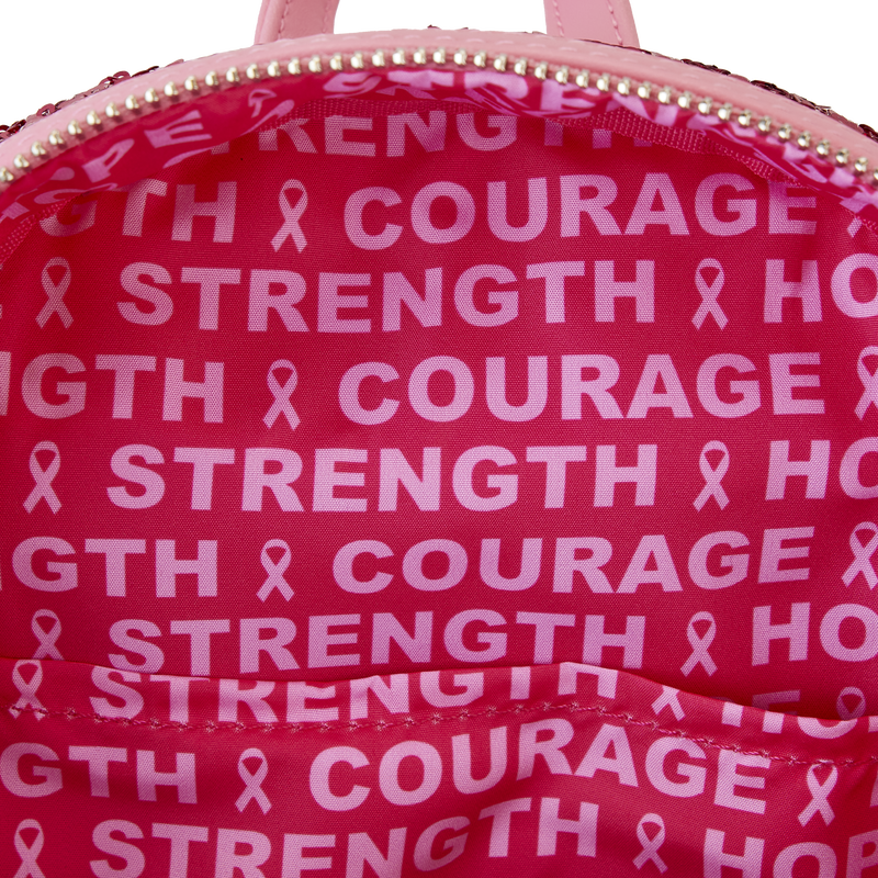 Breast Cancer Research Foundation Exclusive Pink Ribbon Sequin Mini Backpack
