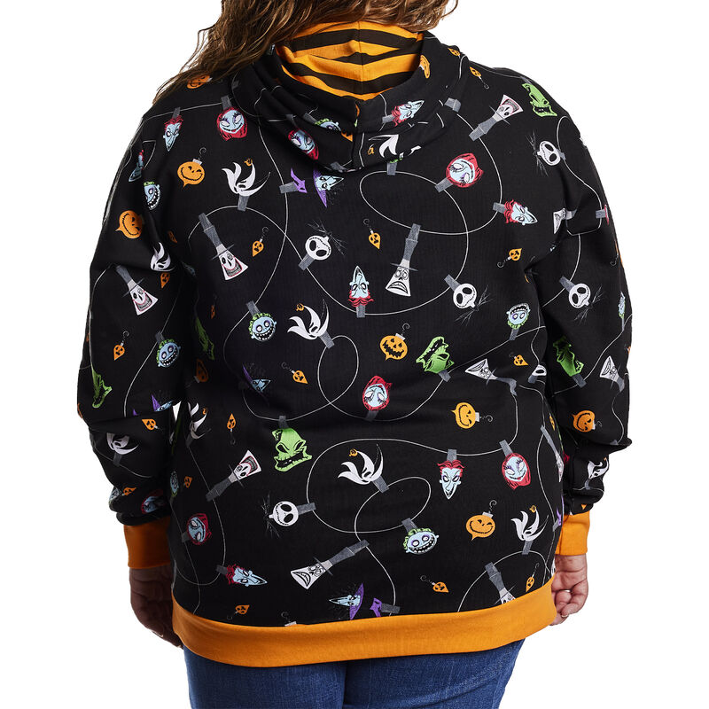 Nightmare Before Christmas Tree String Lights Unisex Hoodie