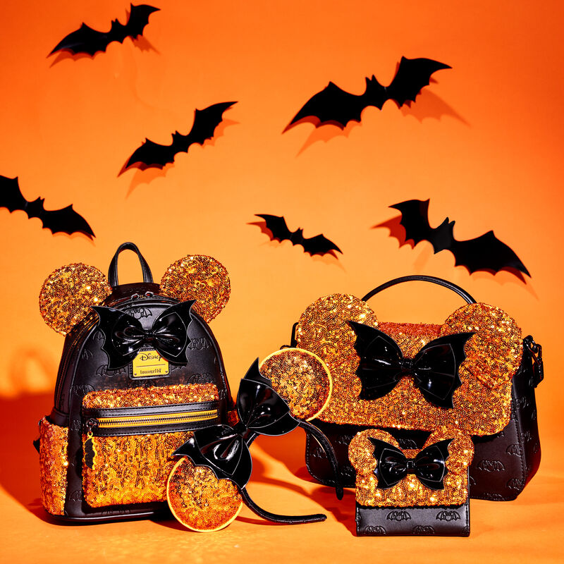 Minnie Mouse Exclusive Halloween Sequin Flap Wallet