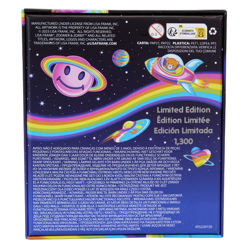 Lisa Frank Zoomer x26 Zorbit Rainbow 3