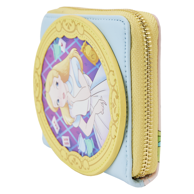 Alice in Wonderland Cameo Zip Around Wallet