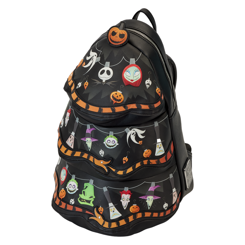 Nightmare Before Christmas Tree String Lights Glow Mini Backpack