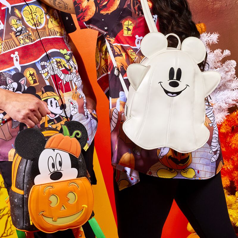 Mickey Mouse Pumpkin Light Up Mini Backpack