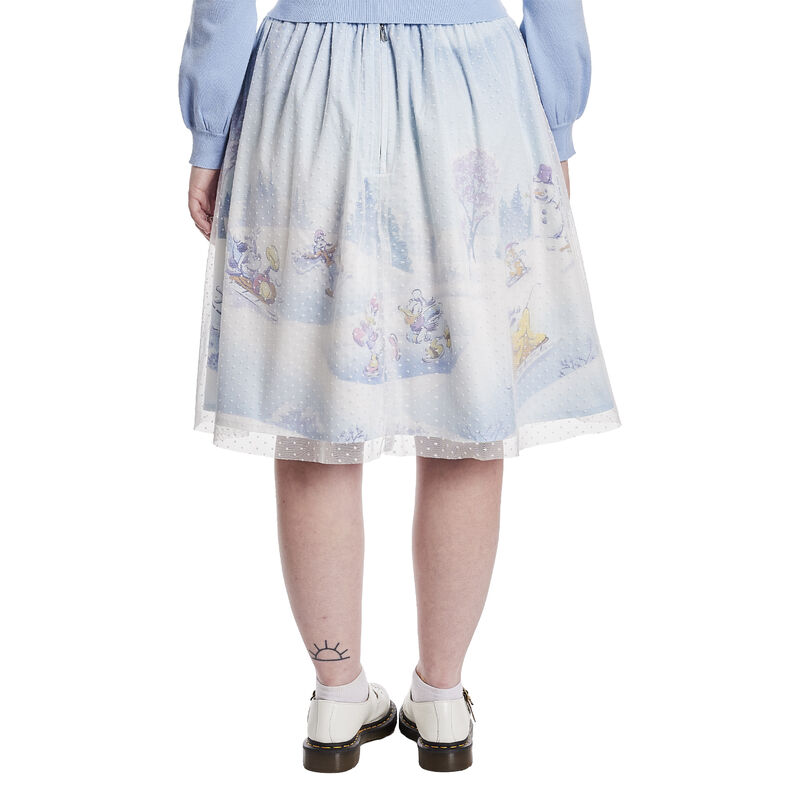 Stitch Shoppe Mickey x26 Friends Winter Snow Tulle Overlay Skirt