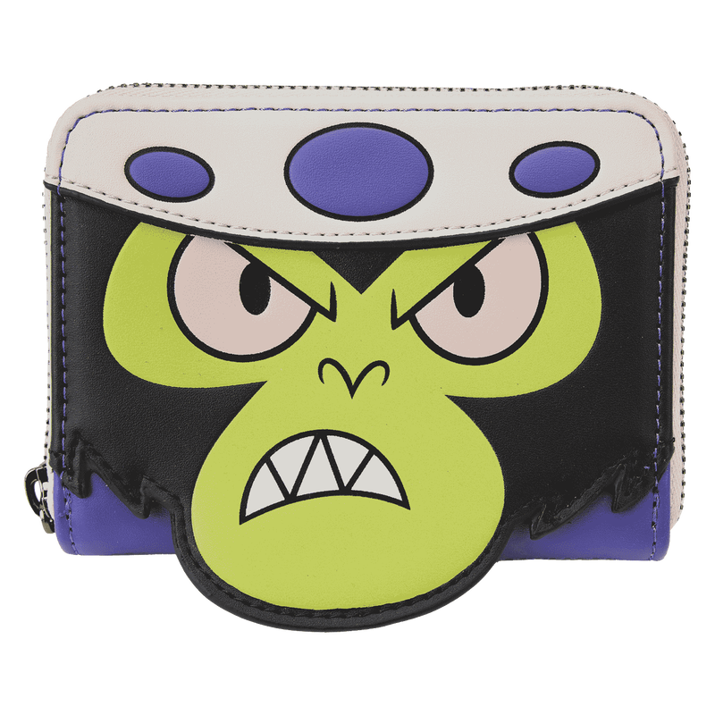 Powerpuff Girls Mojo Jojo Glow Cosplay Zip Around Wallet