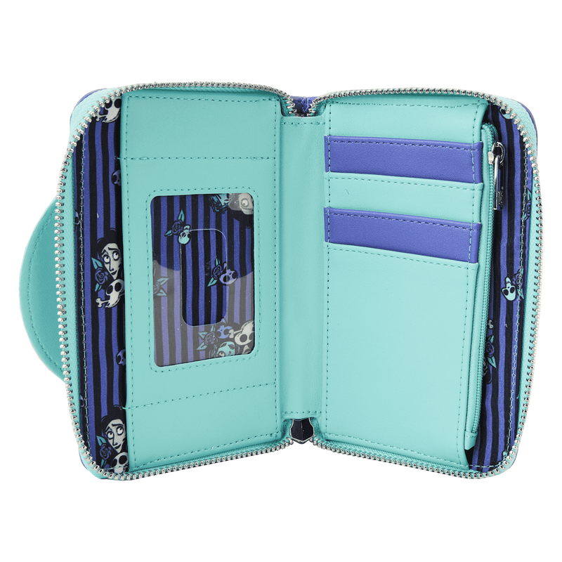 Corpse Bride Moon Zip Around Wallet