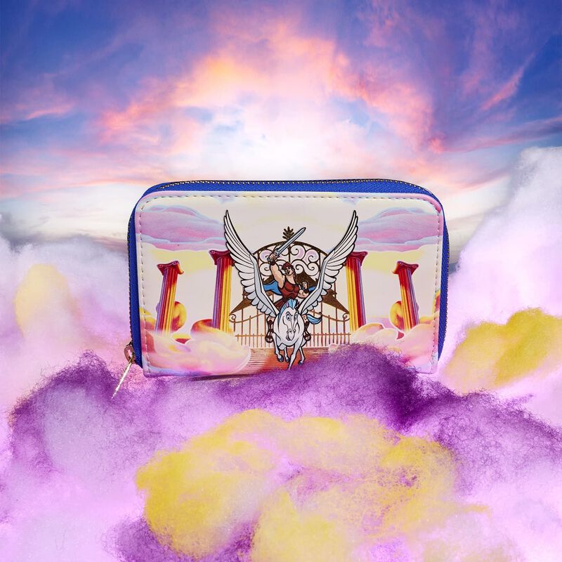 Hercules Mount Olympus Golden Gates Zip Around Wallet