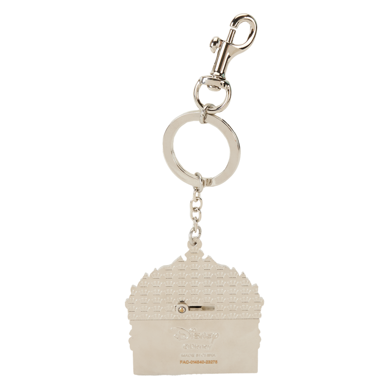 Sleeping Beauty 65th Anniversary Floral Scene Sliding Keychain