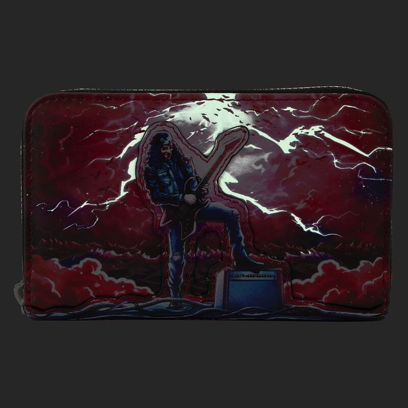 Stranger Things Eddie Munson Tribute Glow Zip Around Wallet