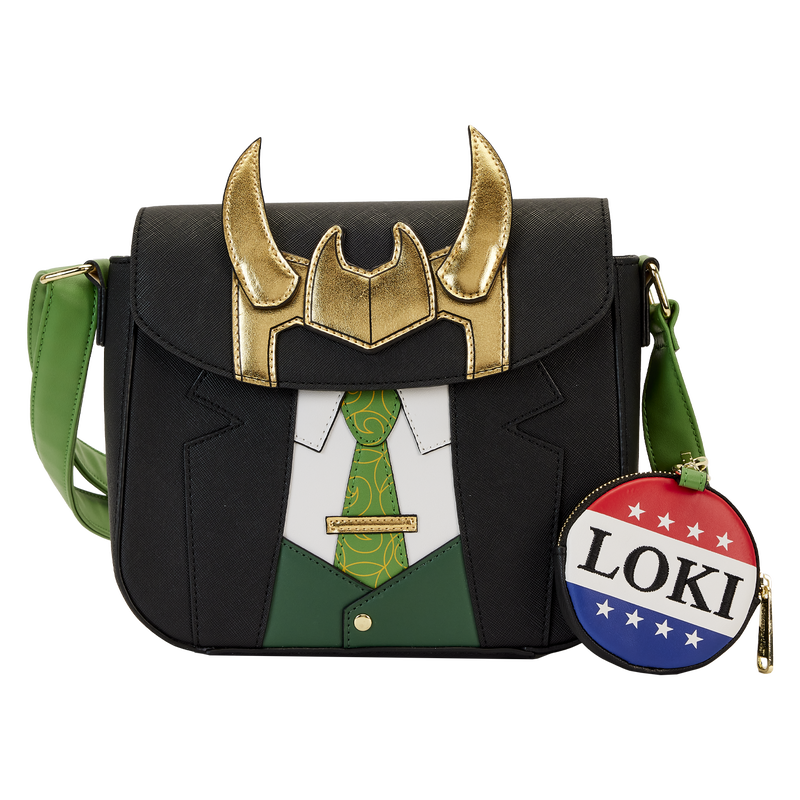 Loki for President Cosplay Crossbody Bag With Coin Bag