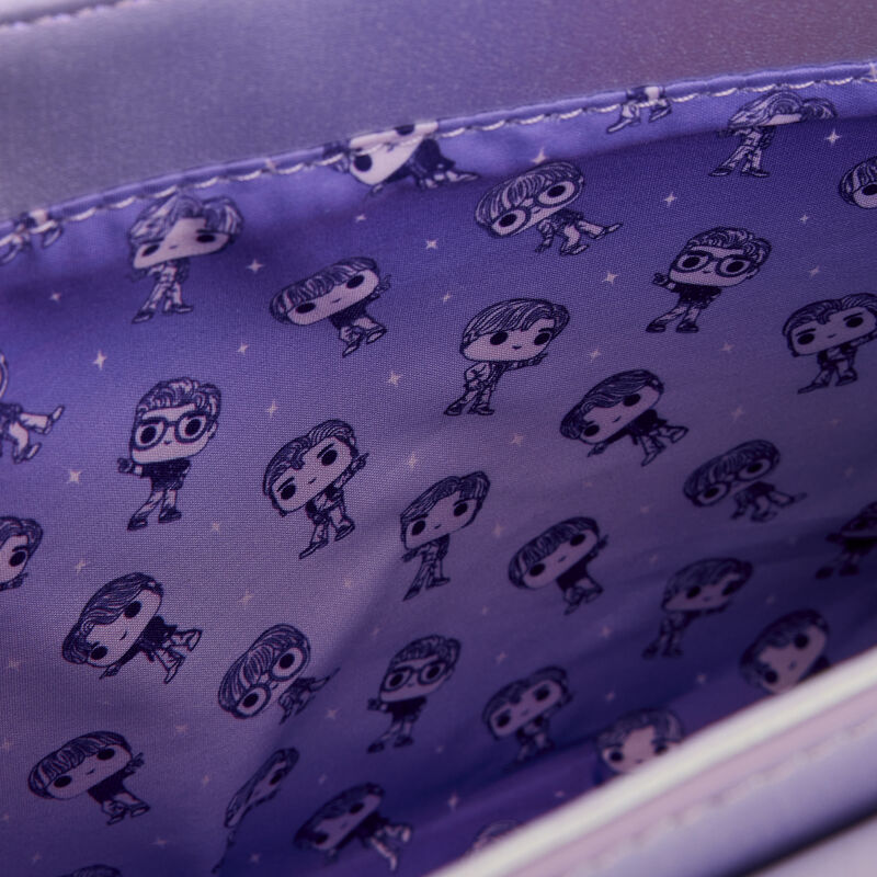 Funko Pop! By Loungefly BTS Logo Iridescent Purple Crossbody Bag